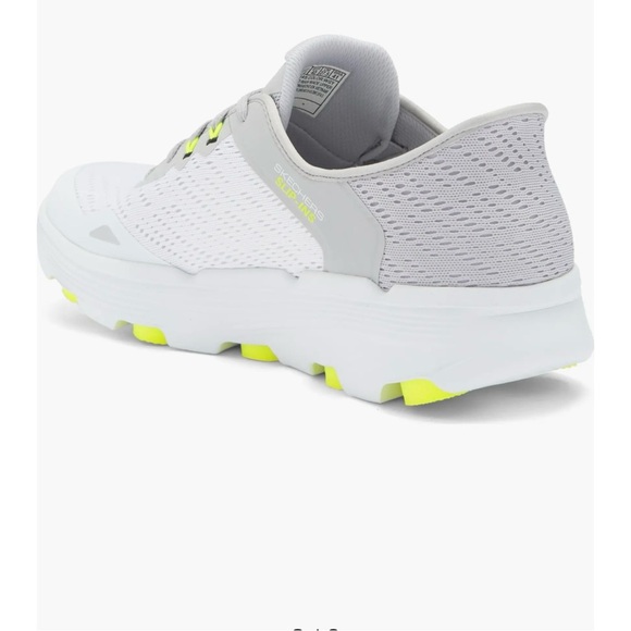 Men’s Skechers Slip-Ins Go Run 7.0 White/Gray Sneaker - Picture 2 of 7